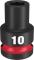 1/2"X10mm IMPT SOCKET 6PT MIL