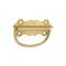 CHEST HANDLE 3.5" BRASS 2PK