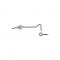 GATE HOOK AND EYE 4" ZN