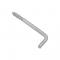 SQ BEND HOOK 1-3/8" ZN 10PK