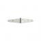 STRAP HINGE 3" ZN 2PK
