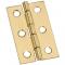 HINGE 2"X1" SOLID BRASS 2PK