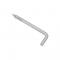 SQ BEND HOOK 2-5/8" ZN 3PK