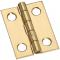 HINGE 1"X3/4" SOLID BRASS 4PK