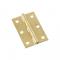 NARROW HINGE 3" SQ BRASS 2PK