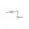 HOOK AND EYE 1" ZN 2PK