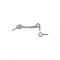 SAFETY HOOK AND EYE 2-1/2" ZN