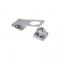 KEYED HASP LOCK 4-1/2" CHROME