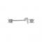 SAFETY GATE HOOK 6" ZN STAPLE-S
