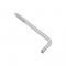 SQ BEND HOOK 3-1/16" ZN 2PK