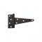 X-HEAVY T-HINGE 6" BLK 2PK 48#
