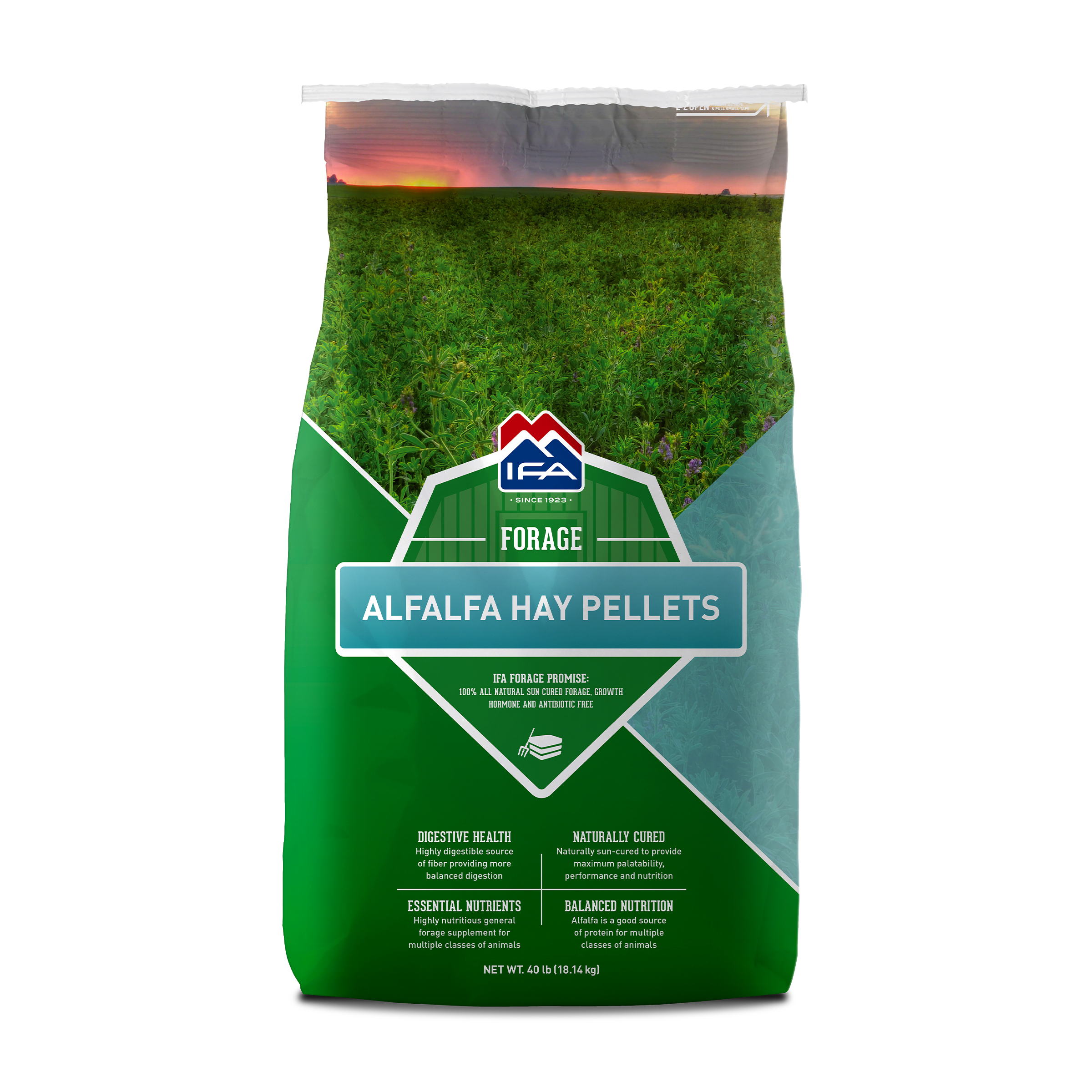 ALFALFA HAY PELLETS 40LBS