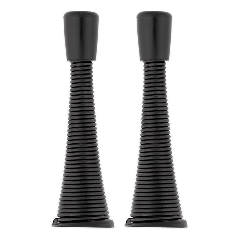SPRING DOOR STOP 3"P M-BLACK 2PK
