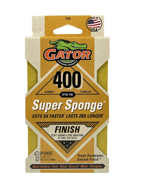 SANDING SPONGE 400GRIT