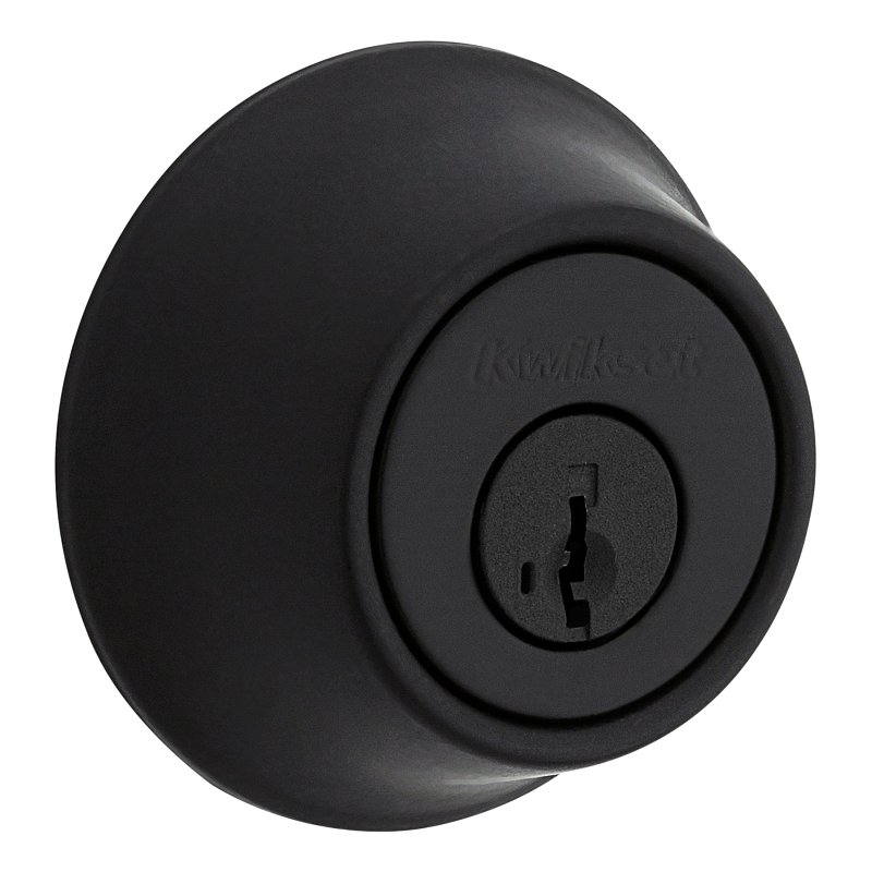 KWIKSET 1C DEADBOLT MAT BLACK
