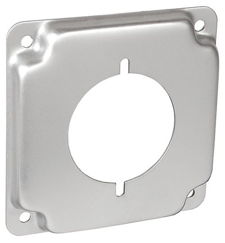 METAL SQ BOX SGL RECP COVER