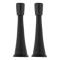 SPRING DOOR STOP 3"P M-BLACK 2PK