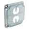 METAL SQ BOX RAISD RECP COVER 1G