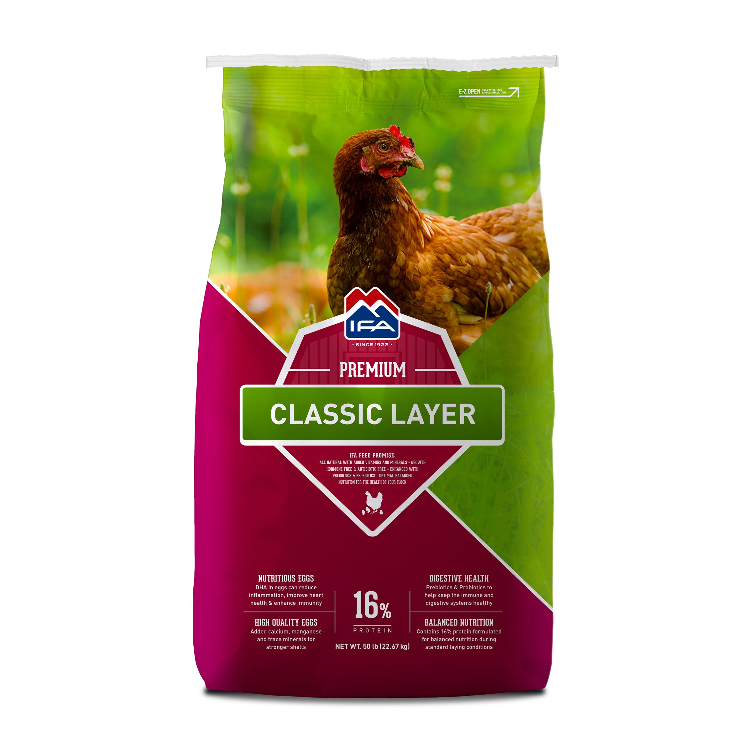 16% PROTEIN LAYER MASH 50LBS