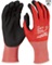 M GLOVE NITR SMARTSWIPE RED MIL