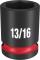 1/2X13/16" IMPT SOCKET 6PT MIL