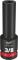 1/2X3/8"DP IMPT SOCKET 6PT MIL